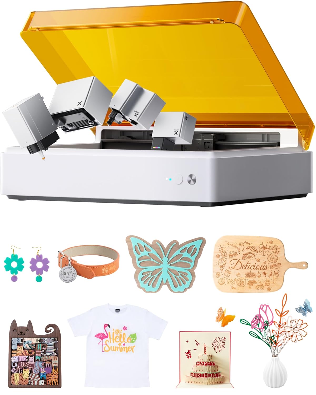 XTOOL M1 Ultra | 4-in-1 Ultimate Crafting Mchine - Laser Engrave, Blade Cutter, Drawing & Printing