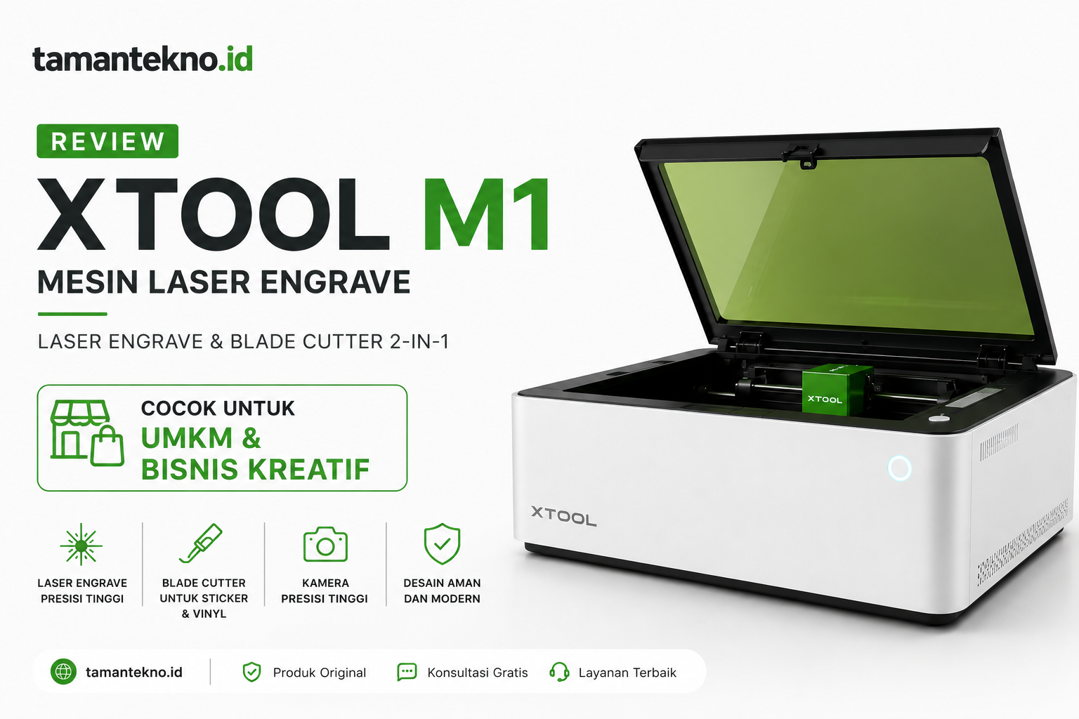 Review Mesin Ukir Laser Engrave xTool M1: Solusi Lengkap untuk Bisnis Kreatif
